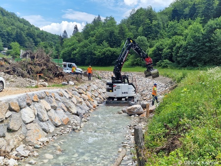Sanacijska obnova vodotokov in hudournikov po poplavah (4)
